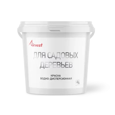 Краска для садовых деревьев белая 14 кг Аквест