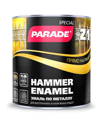 Эмаль по металлу Parade Z1 гладкая RAL 6005 зеленая 0,75 л