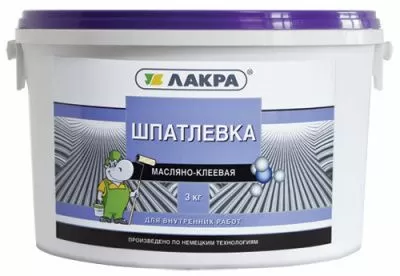 Шпатлевка масл-клеевая Лакра 3 кг