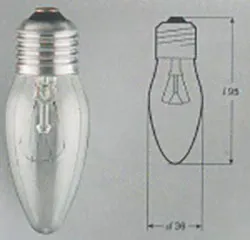 Лампа ДС 60Вт Е27 208шт. в упаковке